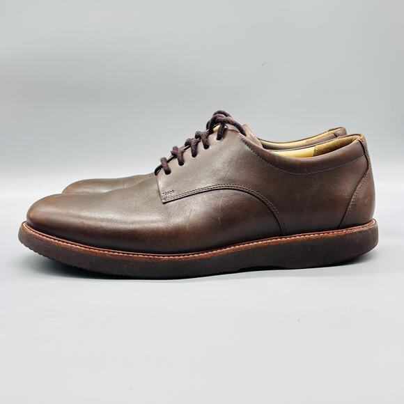 Samuel Hubbard Shoes Mens 11 Brown Leather Oxford Vibram Casual Sneakers Comfort main image 10